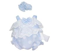 Faroby Ropa DIY Linda Muñeca Decorativa Ropa Simulación Invierno Otoño Durmiendo Renacido, Azul