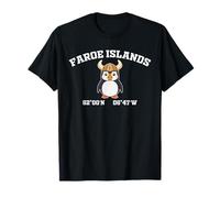 Faroe Islands Viking Puffin Vintage Souvenir Camiseta