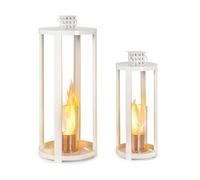Farol de etanol Fiamme Cilindro 2 juegos de quemadores de acero inoxidable 0,3 litros 4h de tiempo de combustión