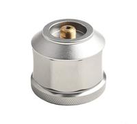 Farol de gas lámpara de camping con varilla de extensión, llama ajustable para aventuras al aire libre, utiliza recipientes de isobutano, incluye tanque vacío, pequeña luz portátil para tienda (solo