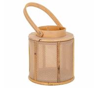 Farol de madera y bambu marron