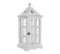 Farol DKD Home Decor Blanco Cristal Pino (21 x 21 x 51 cm)
