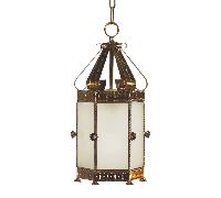 Farol Emperador envejecido cristal opal
