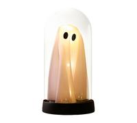 Farol Fantasma genérico | Fantasma Brillante bajo Campana, decoración LED a Pilas, Aterrador para Fiesta de Halloween hogar, Cocina, Mesa, Abrigo de Chimenea, decoración estacional