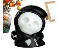 Farol fantasma genérico | Luz LED fantasma Halloween 3 colores, Lámpara portátil decorativa con ruedas de fricción para casa, dormitorio, niño, cama de pared