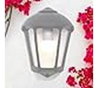 Farol gris e27 + portalámparas ip55 para exteriores - fumagalli
