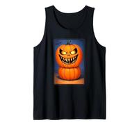 Farol Jack O de Scary Stacked Pumpkin Camiseta sin Mangas