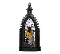 Farol LED de Halloween - Lámpara de mesa | Decoración aterradora y aterradora, pieza de terror con efecto de llama realista para adultos, mujeres, hombres, fiestas, festivales, eventos