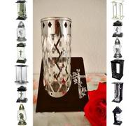 Farol para tumba (varios modelos, incluye vela de luz para tumbas (LT03)