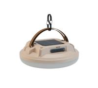 Farol solar para camping, linterna solar LED impermeable, luces de camping con gancho, 4 modos impermeables y recargables, luces LED superbrillantes para acampar al aire libre, senderismo, mochileros