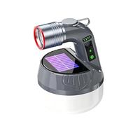Farol solar para exteriores, iluminación de mesa decorativa recargable, linterna de energía solar, para camping, senderismo, mochileros, pesca, caminata nocturna, hogar