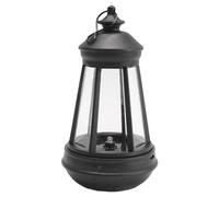 Farol solar para exteriores, impermeable, gran faro LED, fuente de luz, luces decorativas para jardín
