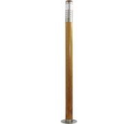 Farola areeiro ip44 1xe27 al.100xd.6cm madera acero inoxidable/cerezo
