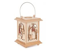 Farola de Mesa Wichtel para Velas de Té O Vela Votiva 12x17x12cm Hauszwerg