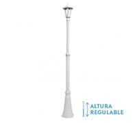 Fabrilamp Farola exterior Auriga 1xE27 Blanco