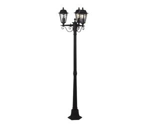 Farola exterior Lamina en Marrón hecho de Aluminio (3 llamas, E27) Lindby | candelabro lámpara para