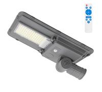 Farola LED Solar 200W 5000K Panel 6V 20W Batería 20Ah Sensor/Control Remoto [HO-STR100W-SL04-CW] | Greenice