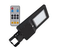 Farola LED Solar 4800lm 120lm/W con Sensor de Movimiento y Crepuscular