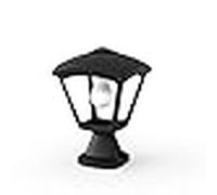 Farola roby 1xe27 ip55 l.20xan.20xal.29cm resina negra