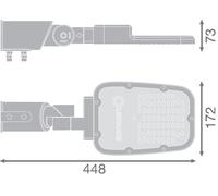 Farola SL ÁREA SPD SM V 30W 727 RV20ST GY 4099854030277