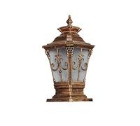 Farola Vintage con Montaje en Muelle, Texturizada, para Exteriores, Impermeable, para jardín, Pared, Puerta, Columna, Linterna para terraza, Porche, Patio, Piscina, Poste, Pilar, farola, accesori