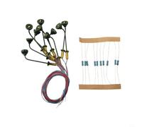 Farolas LED para modelo Calle para Maquetas para 3v 10 Unidades(Bottle Green)