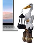 Farolas solares al aire libre jardín,Figura decorativa para exterior - Estatua de pájaro Iluminación solar para y terraza con forma decorativa
