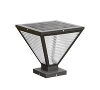 Farolas solares para Exteriores, lámpara de Columna Impermeable para jardín, lámparas Decorativas para terrazas de Villas Europeas, Pilar de jardín, iluminación paisajística para Vallas de porton