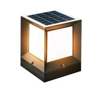 Farolas solares para jardín, Modernas y Minimalistas, con Forma de Columna Cuadrada, LED Impermeables para Exteriores, Farol Decorativo para jardín, iluminación paisajística para cercas, Caminos