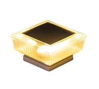 Farolas Solares para Postes de Valla, 2 Unidades de Luces LED Impermeables para Exteriores, Lámparas Solares para Postes de Valla, Portón, Sendero, Balcón, Escaleras, Entrada y Jardín Trasero