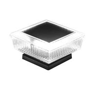 Farolas Solares para Postes de Valla, 2 Unidades de Luces LED Impermeables para Exteriores, Lámparas Solares para Postes de Valla, Portón, Sendero, Balcón, Escaleras, Entrada y Jardín Trasero