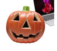 Faroles Citrouille d'Halloween | Grande Lampe de Visage Alimentée par Batterie pour Intérieur | Décoration d'Halloween pour Chambre à Coucher, Salon, Pelouse, Table | Accessoire Effrayant pour une At
