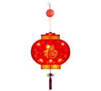 Faroles Decorativos de Año Nuevo Lunar, Luces de alimentadas por Pilas con Chino Tradicional, 2 Estilos de faroles para el hogar, Fiesta, Boda, Tienda, iluminación para