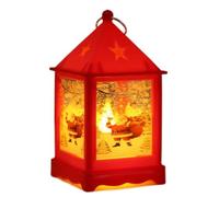 Farolillo Decorativo navideño, Farol Colgante navideño de Noche Multicolor, 10,5 x, cm(D)
