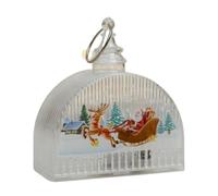 Farolillo Decorativo navideño, Farol navideño Multicolor 8x8,8cm(C)