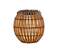 Farolillo solar bohemio, resistente a la intemperie, de ratán, resistente a la intemperie, para , terraza, patio, casa, puerta, pared, terraza, decoración de árboles