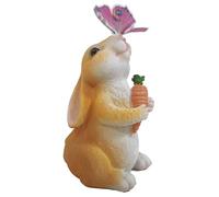 Farolillo solar LED de conejo/conejo, Lámpara Solar, Luz Blanca Cálida, Incluye Batería