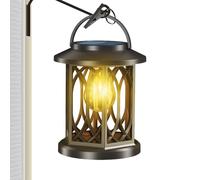 Farolillo solar, llama parpadeante LED con clip, lámparas solares como luces decorativas | para jardín, terraza, , paisaje,