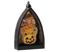 Farolillos de Halloween LED Effrayante - Decoración de Table Intérieure Et Extérieure | Centre De Table Pour Salon, Porche, Bureau, Fête, Jardin, Lumière D' Patio, Étagère, Ferme, Maison Hantée