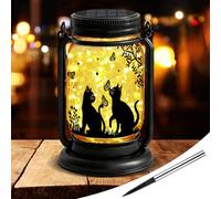 Farolillos Solares Exterior, Luces Solares Led Exterior Jardin, 3 en 1 Luz Solar Exterior,IP44 Luces Solares Exterior,Luz Solar Exterior Jardin Colgantes para Adornos Jardin Terraza Balcón Decoracion