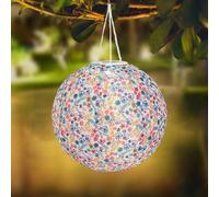 Farolillos Solares Exterior,Luz Solar Exterior Jardin 30cm,Lampara Solar Exterior,Farolas Solares Exterior Colgantes,Decorativa para Jardin,Acampar,Jardín,Terraza,Porch