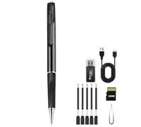 FARONG Mini Cámara Oculta Bolígrafo, 1080P Mini Cámaras Espía Pen con Grabación de Vídeo y Toma de Fotos Incluye MicroSD 32GB con Batería Recargable