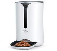 Faroro 7L Comedero Automático para Gatos, Dispensador Comida para Gatos y Perros con Temporizador hasta 5 Comidas por Día, Control de Porciones, Pantalla LCD, Grabación de Voz de 10s
