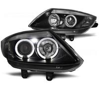 Faros Angel Eyes Combinados Para BMW Z4 E85 E86 02-08 Negro (Lateral Izq/Der)