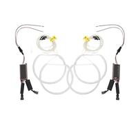 Faros Angel Eyes para coche Para BMW E36 E38 E39 E46 4X131MM CCFL LED Amarillo Ojos De Ángel Halo Anillos Kit Luz Kit halo para faross