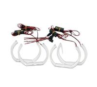 Faros Angel Eyes para coche Para BMW E46 Para M3 Para Coupe Para Convertible 1999-2003 DTM Para Estilo Led Angel Eyes Anillos Pre-facelift Faro Xenón Kit halo para faross(DTM U Style)