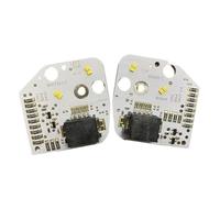 Faros Angel Eyes para coche Para Seat Leon Para Cupra 5F Mk3 2013-2016 Módulo De Faro LED DRL Luz Circulación Diurna Reemplazar Ojo Ángel Kit halo para faross(Red light)