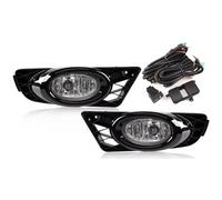 Faros antiniebla Compatible Con Para Civic 2009 2010 2011 Parachoques Delantero Faros Antiniebla Kit De Actualización De Luz Antiniebla Adicional Juego De Interruptor De Cableado