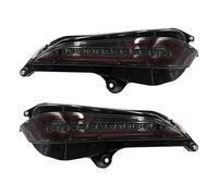 Faros antiniebla delanteros Faros Antiniebla Traseros Parachoques Luces De Freno Intermitentes Reflectores Luces Traseras Piezas De Coche Compatible Con Toyota Para Yaris 2017 2018 2019(Smoke)