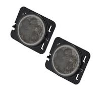 Faros Antiniebla Luz De Señal Giro Delantera LED Para Jeep Para Wrangler JK 2007-2017 Luz Ámbar Amarilla, Lámpara DRL Bombillas Antiniebla Led(Fender Parking Light)